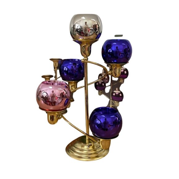 House Of Lloyd Spiral Advent Candle Holder Cups Christmas Around the World 1994 - Picture 1 of 10